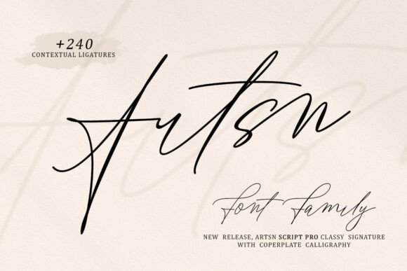 Artsn Script Font Review: A Signature Typeface for Elegant Branding