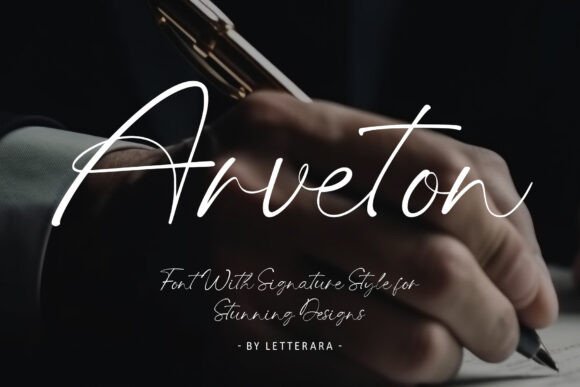 Arveton: A Signature Font for Thoughtful Branding
