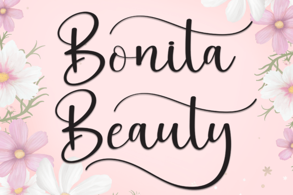 Bonita Beauty: A Handwritten Display Font for Handmade Product Makers