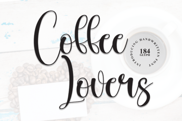 Coffee Lovers Font: A Graceful Script Typeface for Branding Work