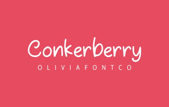 Conkerberry Font Review: A Handwritten Script for Handmade Products