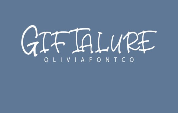 Giftalure Font: Romantic Script for Digital Marketing