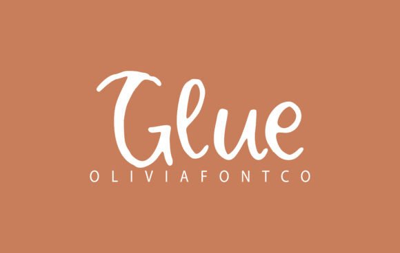Glue Font: Handwritten Elegance