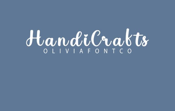 Handicrafts Font for Creative Projects
