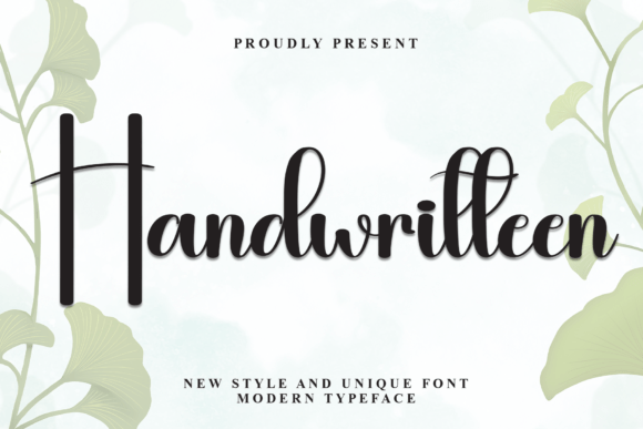 Handwritteen: A Handwritten Display Font for Modern Web Design