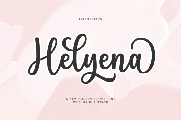 Helyena: A Script Font for Handmade Products and Printables