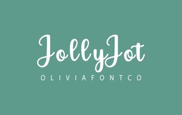 Jollyjot: A Handwritten Font with Genuine Romantic Appeal