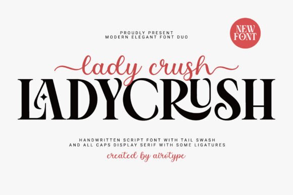 Lady Crush: A Font Duo for Thoughtful Editorial Design