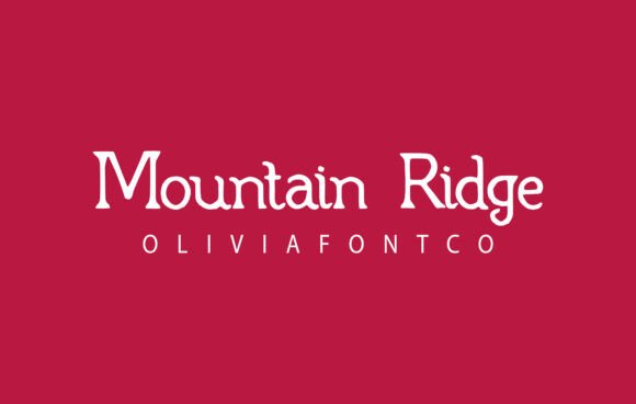 Mountain Ridge: A Handwritten Script Font for Crafters and Makers