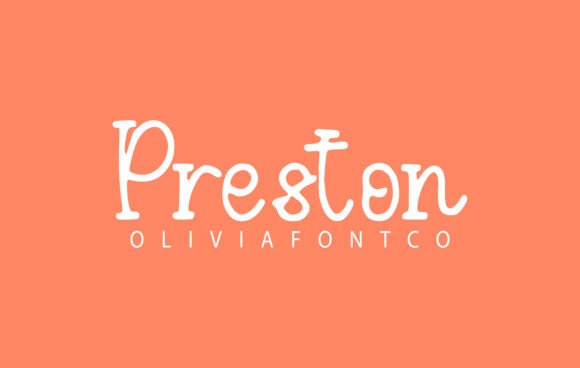 Preston Font: A Romantic Handwritten Typeface