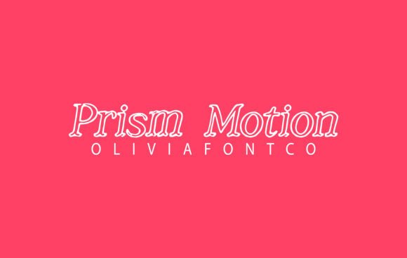 Prism Motion: A Handwritten Font for Polished Branding
