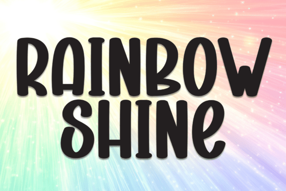 Rainbow Shine Font Review: A Script Typeface for Real Campaigns