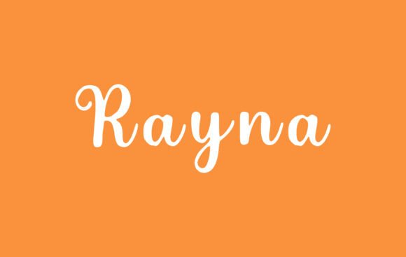 Rayna: A Handwritten Font for Elegant Design