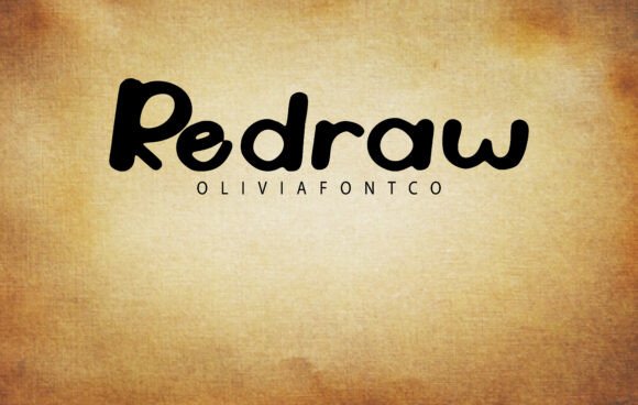 Redraw: A Versatile Script Font for Handmade Products and Creative Projects