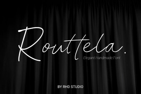 Routtela: A Handmade Script Font for Business