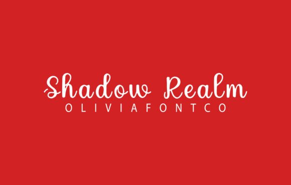 Shadow Realm Font Review: A Handwritten Typeface with Romantic Appeal