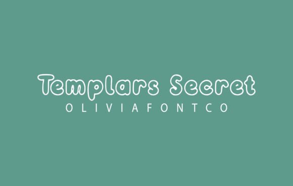 Templars Secret: A Handwritten Font for Editorial Design and Publishing