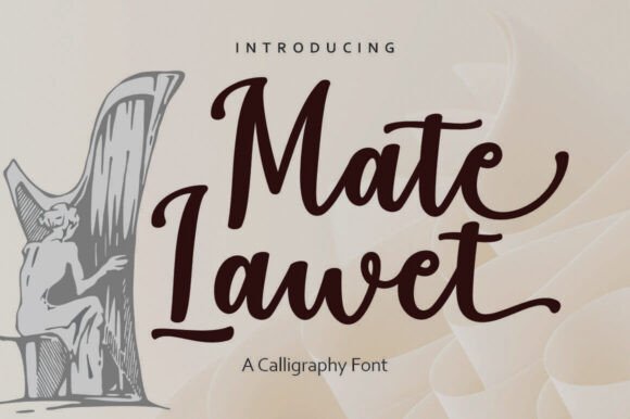 Testing Mate Lawet: A Calligraphy Font for Modern Web Layouts