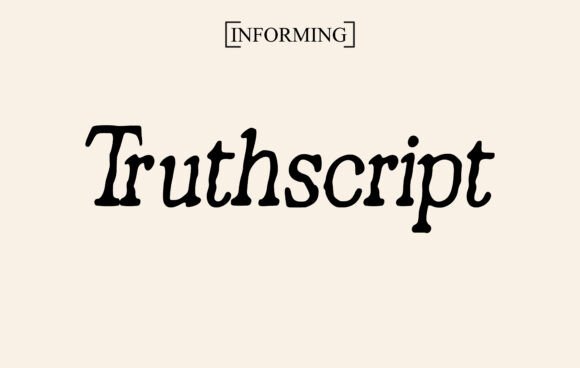 Truthscript: A Script Font That Gives Your Brand Character
