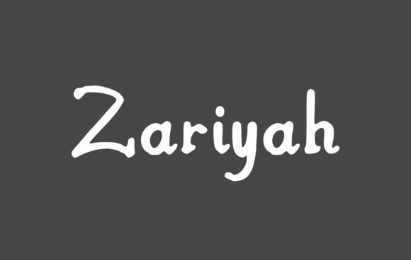 Zariyah: A Romantic Script for Creative Projects